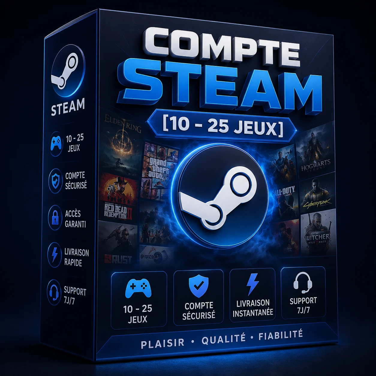 Steam Account [10-25 Games]