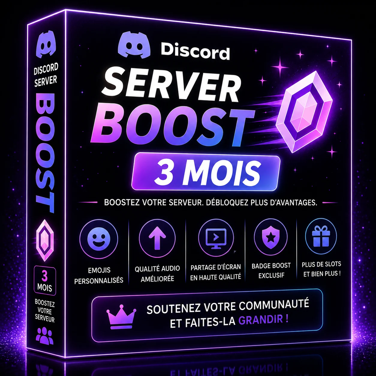 14 boosts serveur Discord - 3 mois