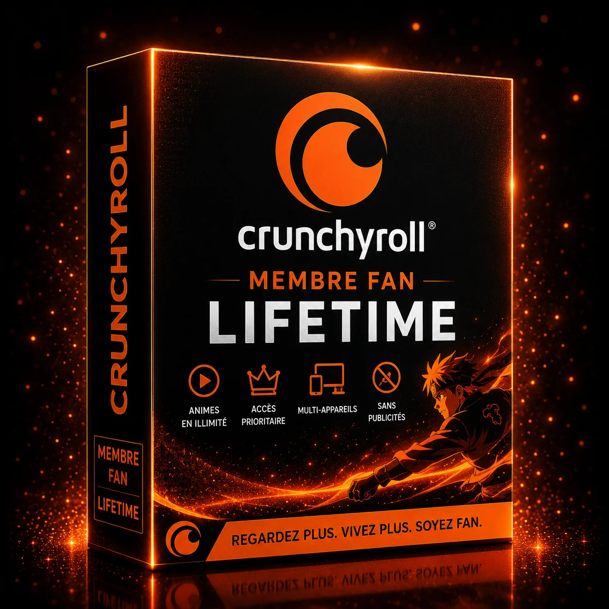 Crunchyroll Membre Fan Lifetime