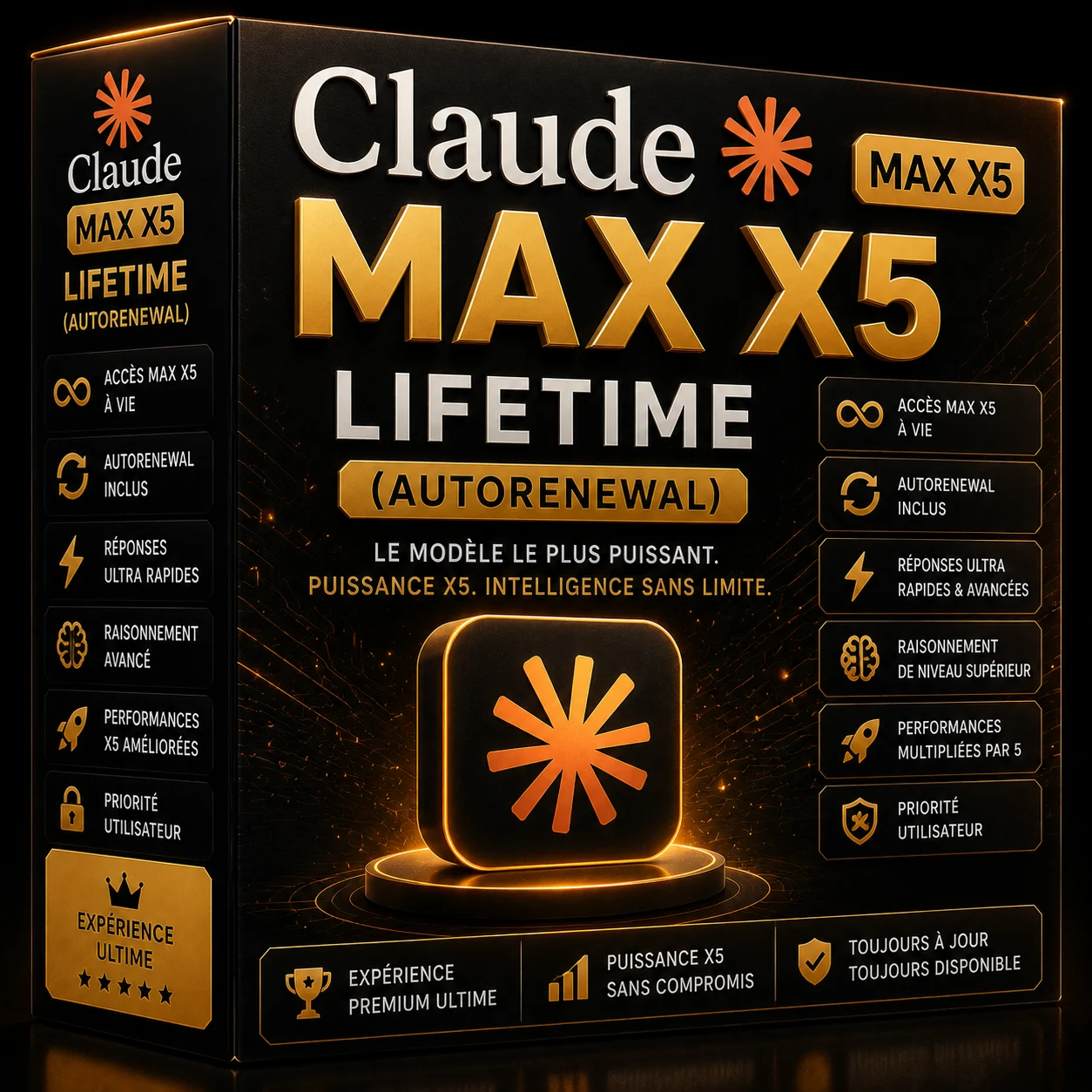Claude Max X5 Lifetime (autorenewal)