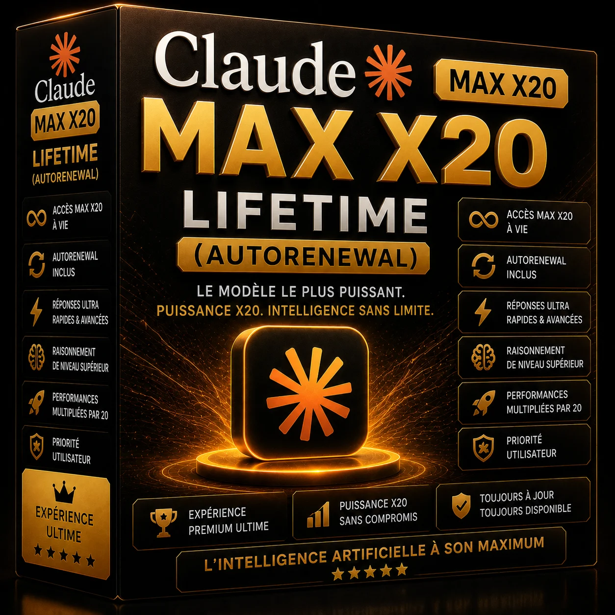 Claude Max X20 Lifetime (autorenewal)