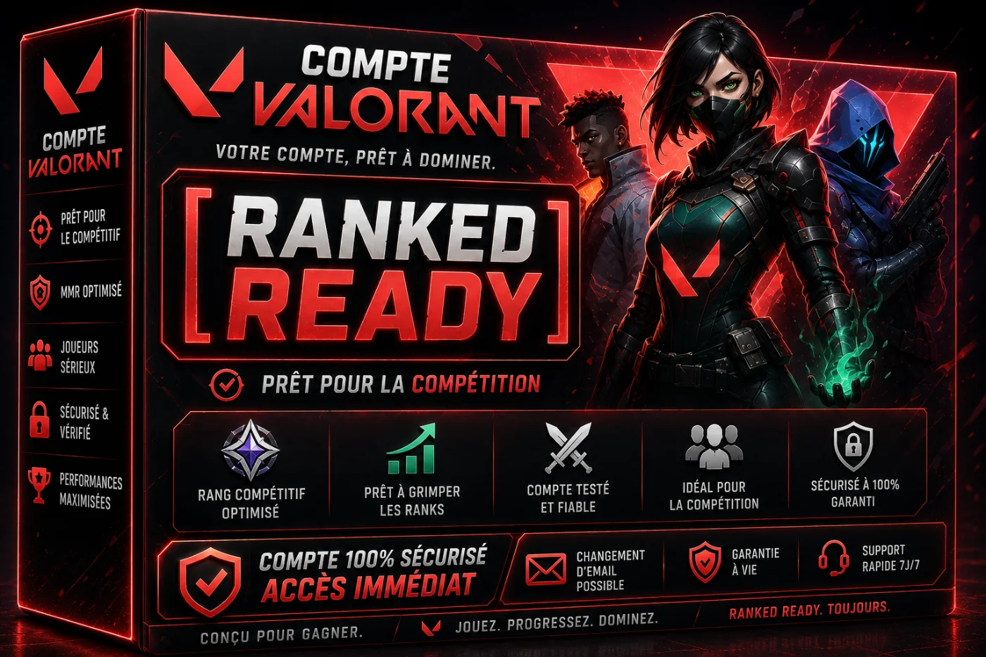 Valorant Compte [ Ranked Ready ]