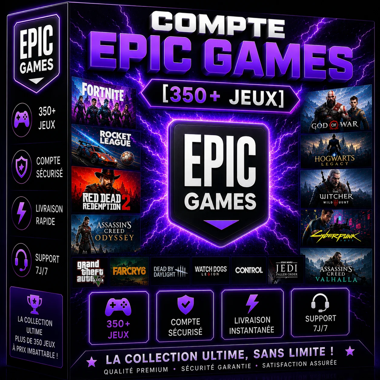 Epic Games [350+ Games] FA