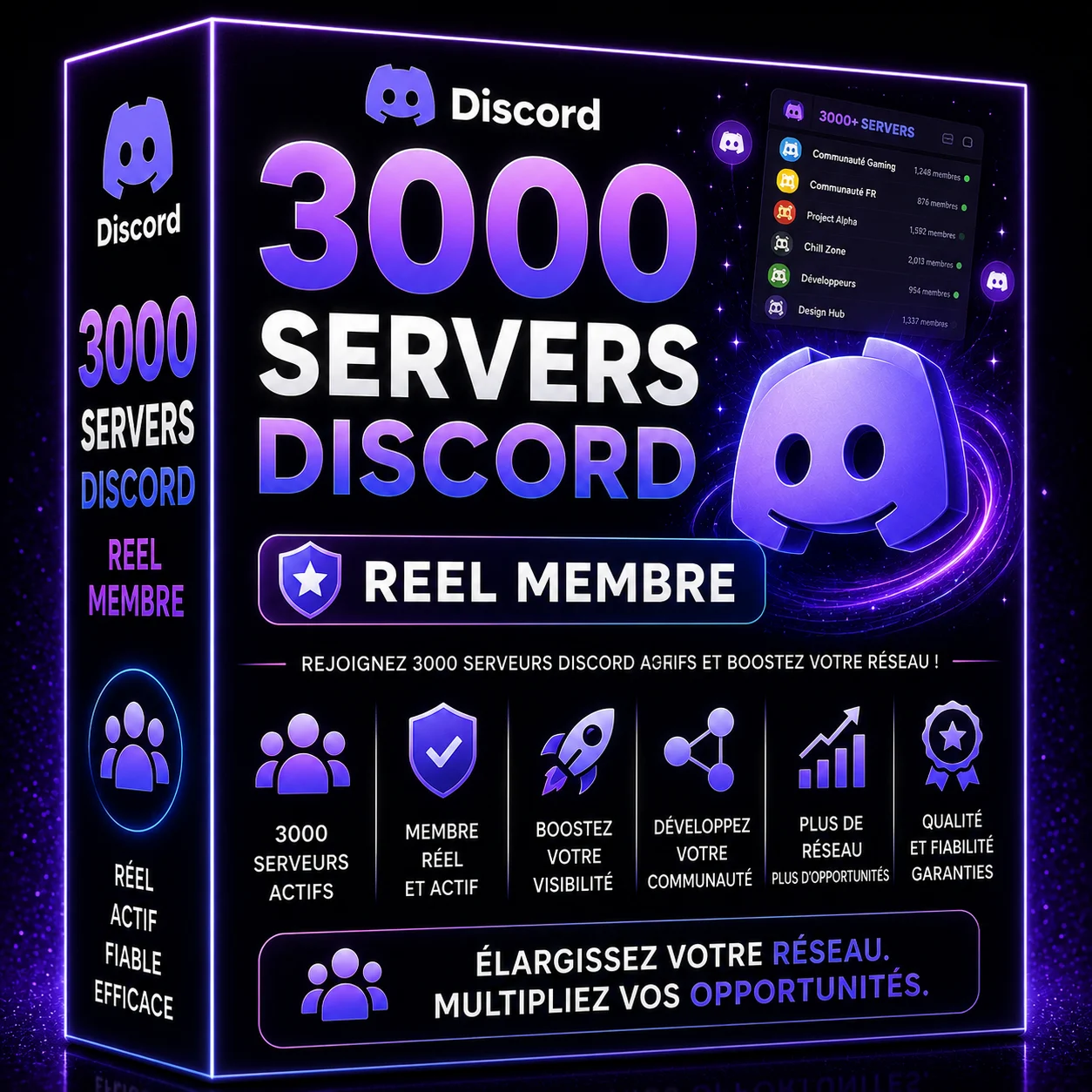 Real Members Discord 3000