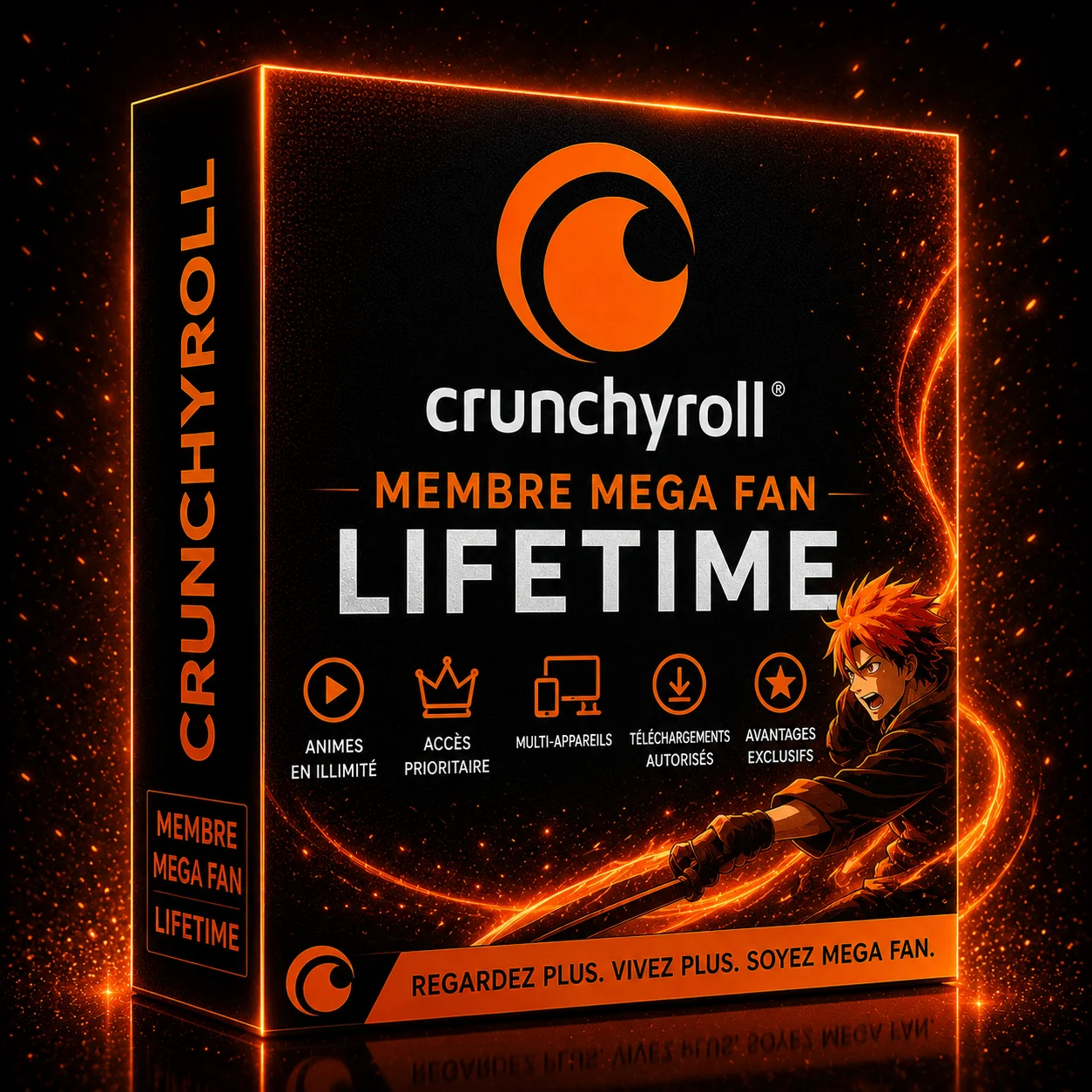 Crunchyroll Mega Fan Member Lifetime